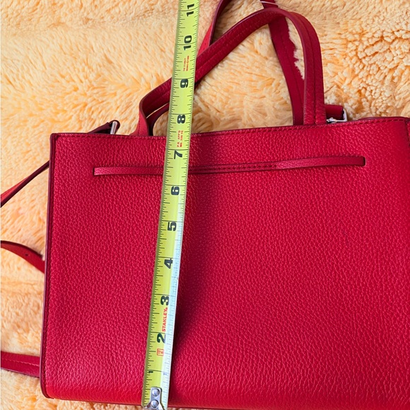 kate spade Red Leather Mini Tote with Tassel Bow - Picture 7 of 7